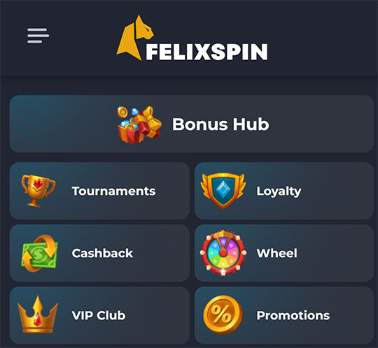 bonushub felixspin casino