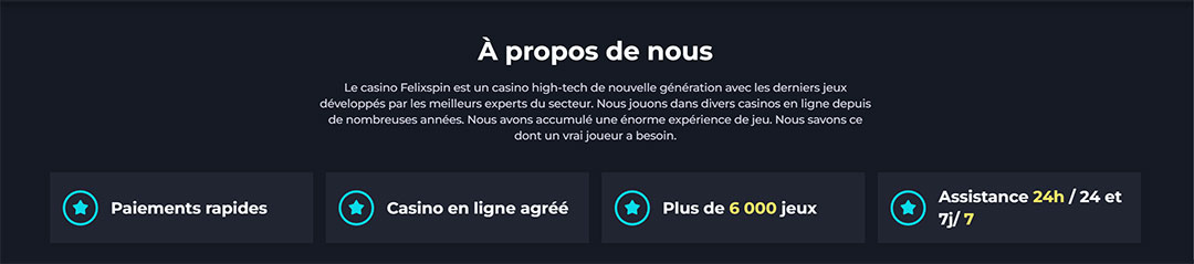 securite de felixspin casino